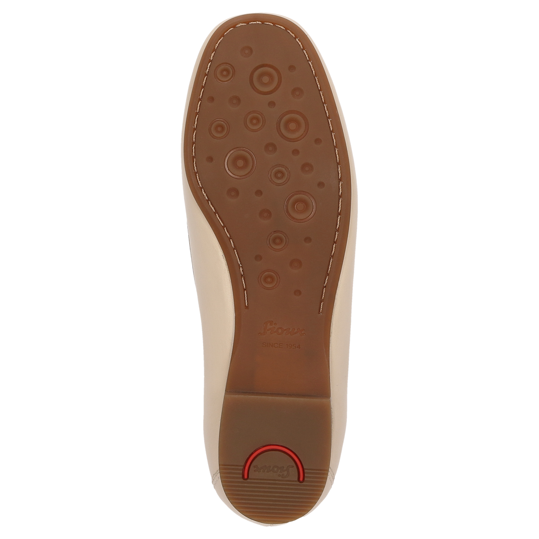 Sioux Zalla Damen in beige – Sohlenansicht