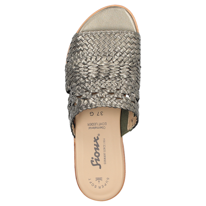 Sioux Cosinda-703 pour femme, en vert – Vue de dessus
