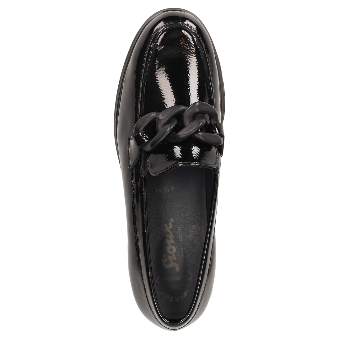 Sioux Meredira-712-H pour femme, en noir – Vue de dessus