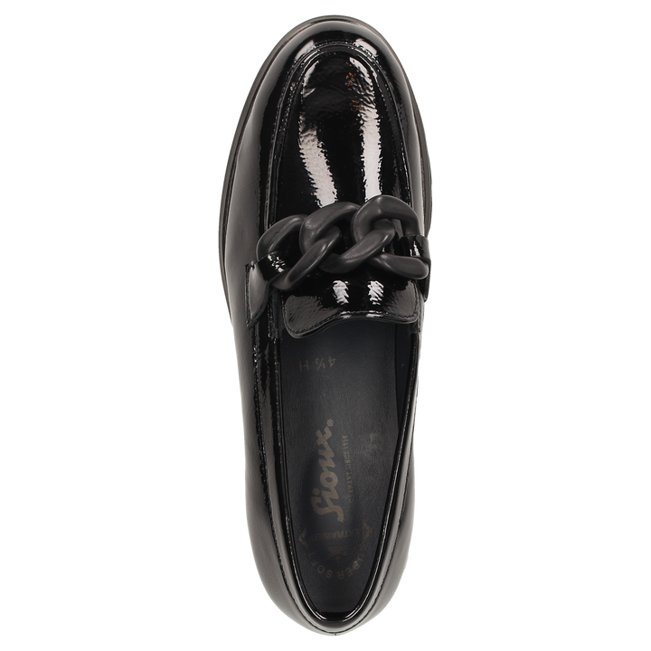Sioux Meredira-712-H pour femme, en noir – Vue de dessus