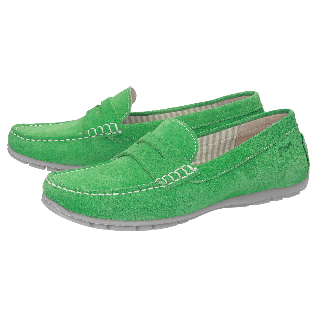Sioux Carmona-700 pour femme, en vert – photo de la paire