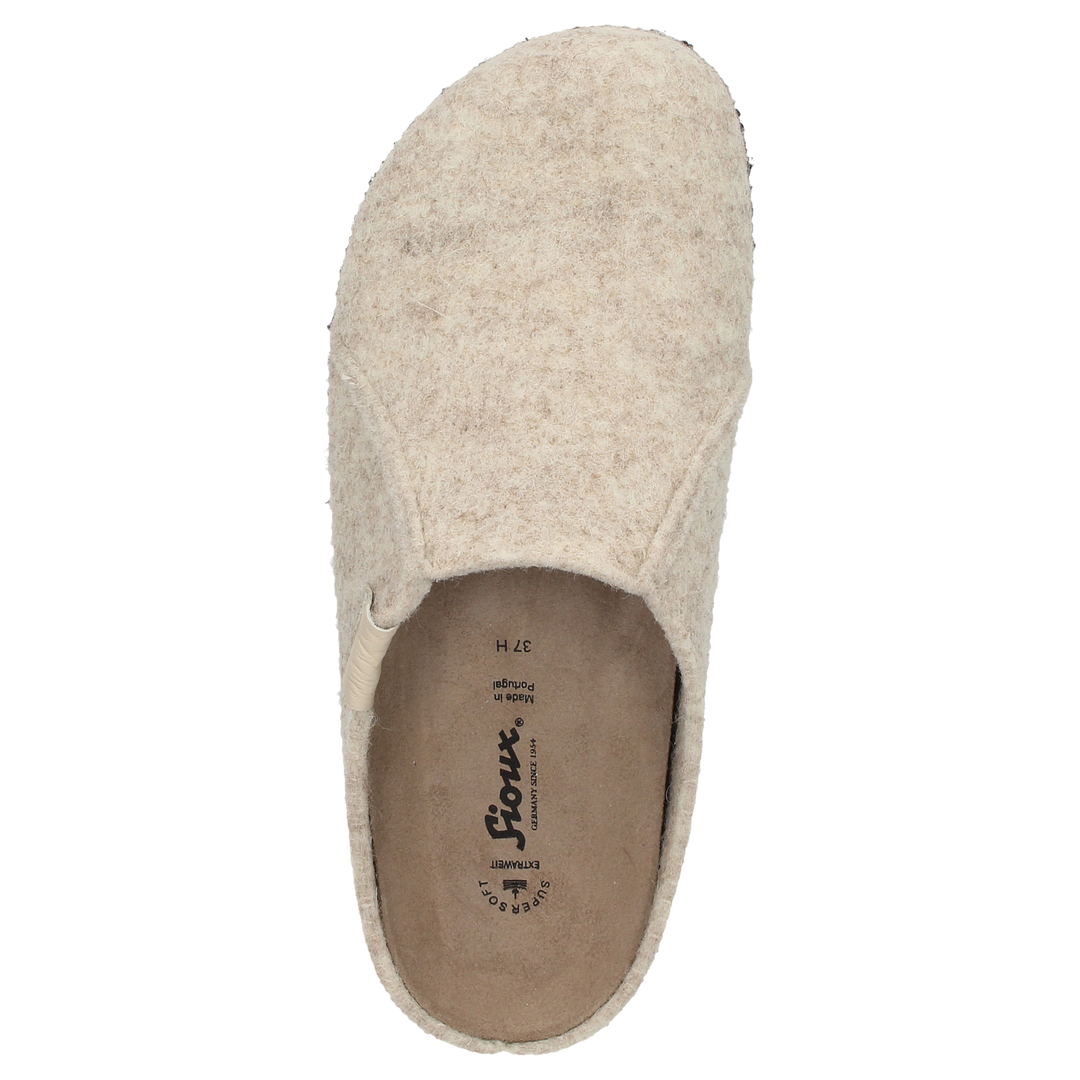 Sioux Lucendra-700-H dames in beige – bovenaanzicht