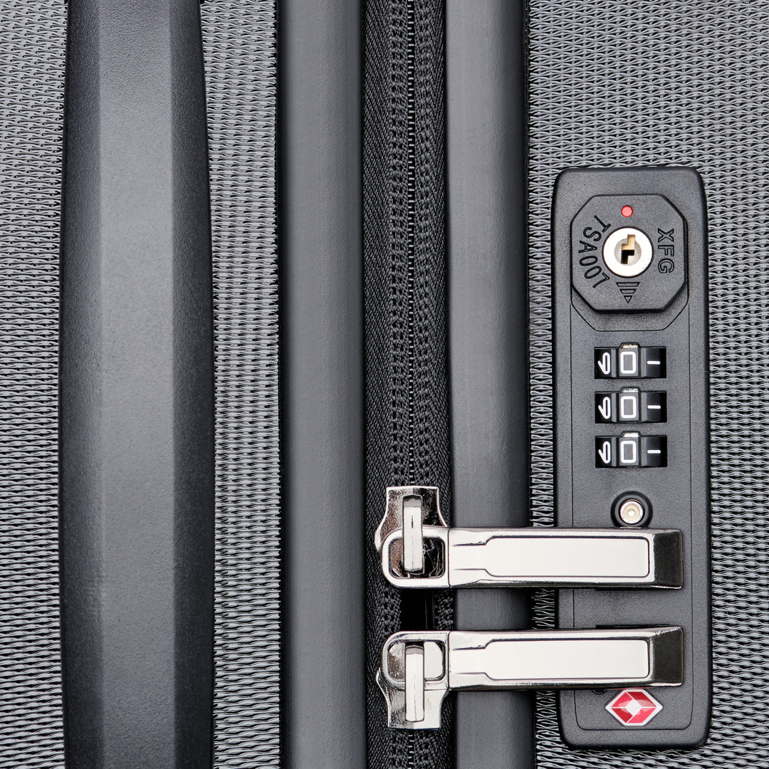 Reisekoffer Set 3 teilig - schwarz