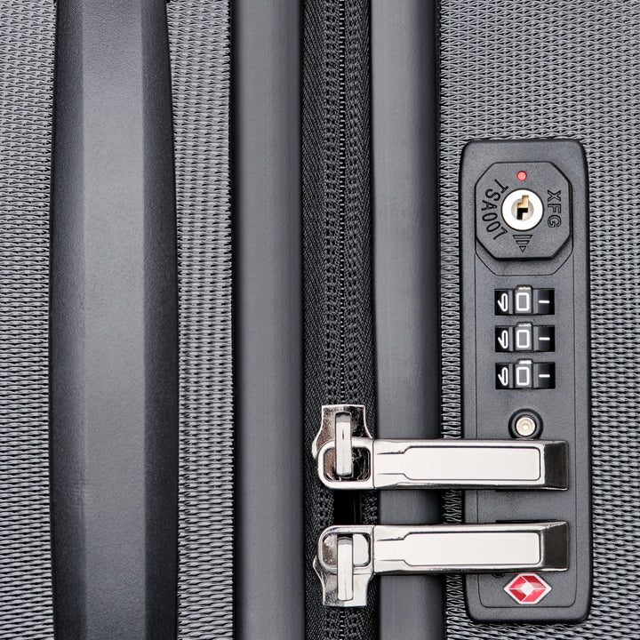 Reisekoffer Set 3 teilig - schwarz