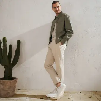 Sioux shoes men Tedroso-704 Sneaker white 11410 for 79,95 € 