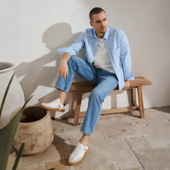 Sioux shoes men Tedroso-708 Sneaker white 11933 for 119,95 € 