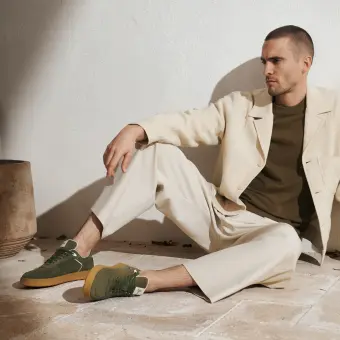 Sioux shoes men Tedroso-708 Sneaker green 11938 for 119,95 € 