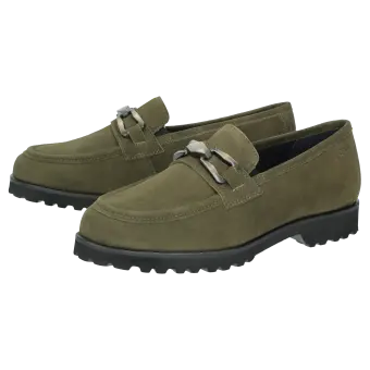 Sioux Schuhe Damen Meredith-757-H Slipper dunkelgrün 42172 für 139,99 € kaufen