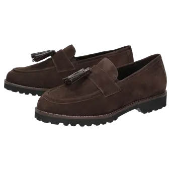 Sioux Schuhe Damen Meredith-758-H Slipper dunkelbraun 42203 für 139,99 € kaufen