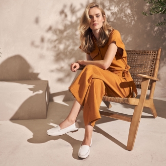 Sioux schoenen damen Zalla Slipper wit 66952 voor 119,95 € 