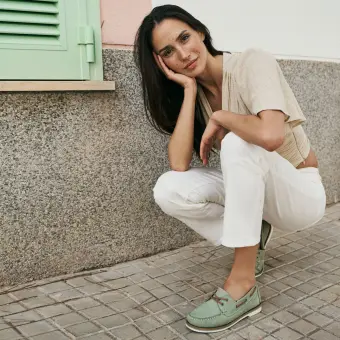 Sioux Schuhe Damen Nakimba-700 Mokassin grün 67412 für 129,95 € kaufen