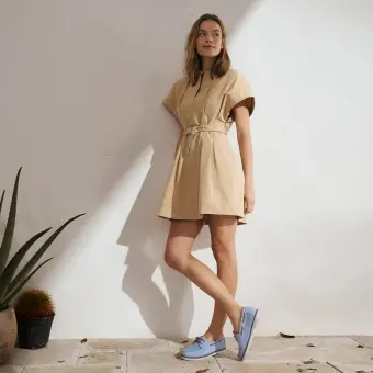 Sioux shoes woman Nakimba-700 moccasin light-blue 67416 for 129,95 € 