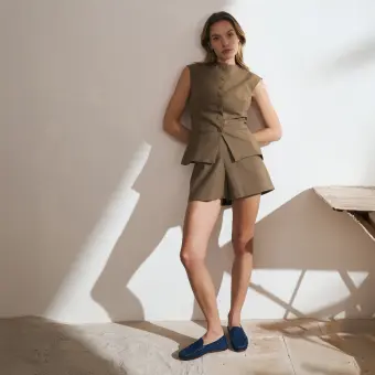 Sioux Schuhe Damen Carmona-700 Slipper dunkelblau 68660 für 109,95 € kaufen