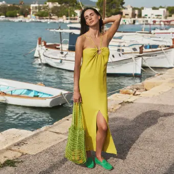 Sioux shoes woman Carmona-700 Slipper green 68668 for 109,95 € 