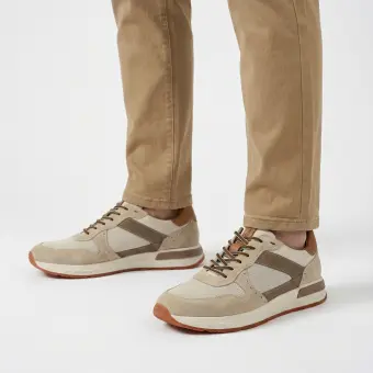 Sioux shoes men Rojaro-719 Sneaker beige 12446 for 129,95 € 