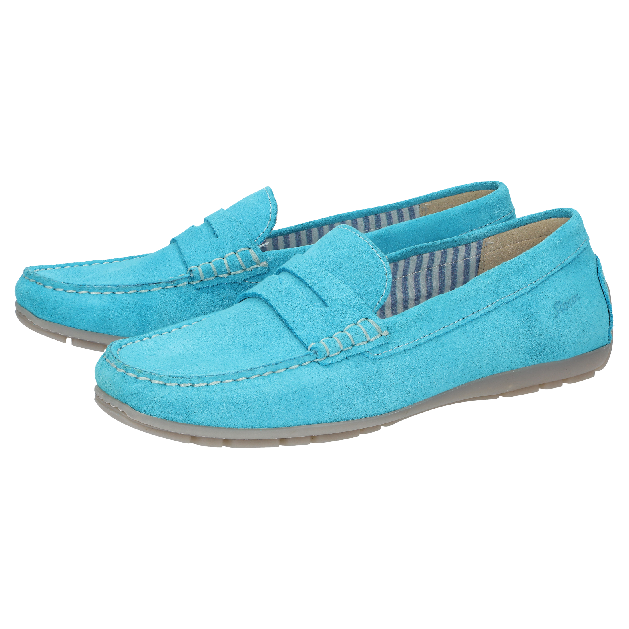Sioux schoenen damen Carmona-700 Slipper lichtblauw 68682 | www.sioux.de